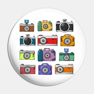 colorful cameras Pin