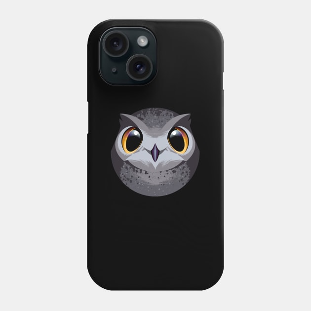 Bubble Great Horned Owl Phone Case by eranfowler