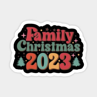 Family Christmas 2023 Matching Magnet