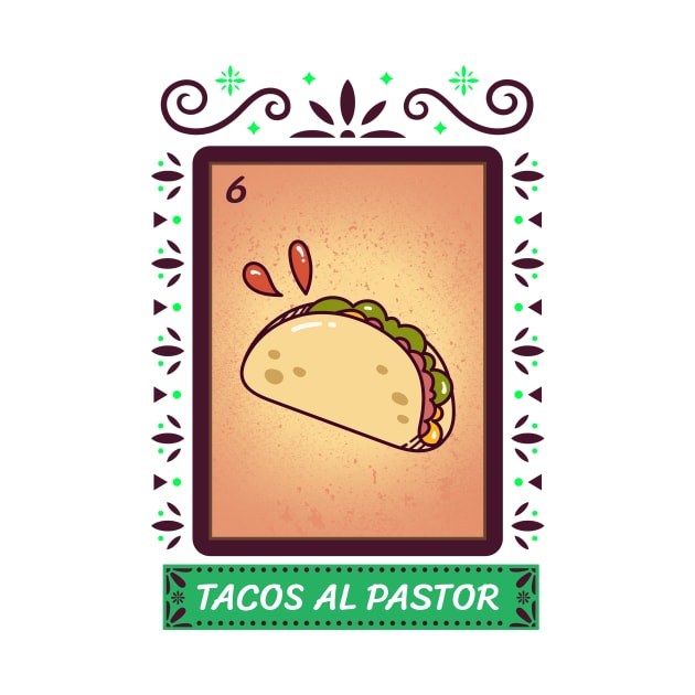 Tacos al pastor Mexican food by RZG