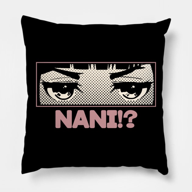 Nani!? Japanese Anime Expression Pillow by Issho Ni