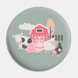 Farm life Pin