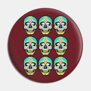 Sugar skull Pin