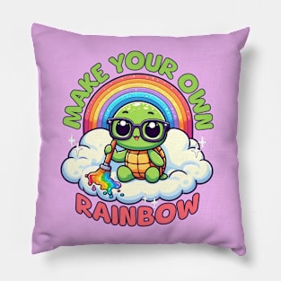 Cute Turtles Make Your Own Rainbow Pillow