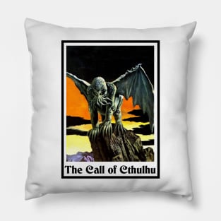 The Call of Cthulhu - Lovecraft Art Poster Pillow