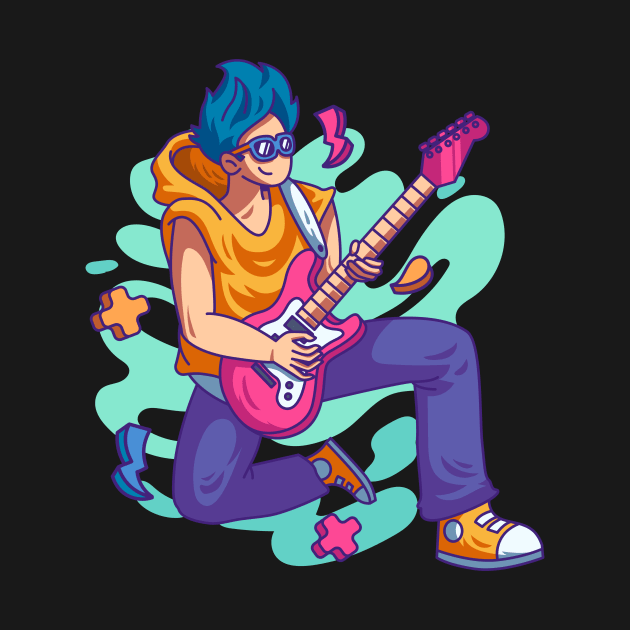 The Guitarist by yellowline