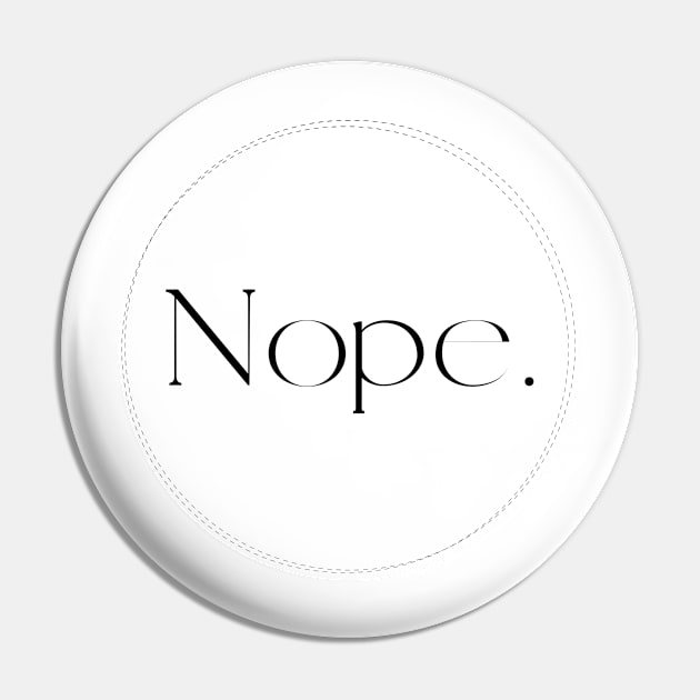 Nope. Pin by shesarebell