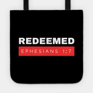 Redeemed | Christian Typography Tote