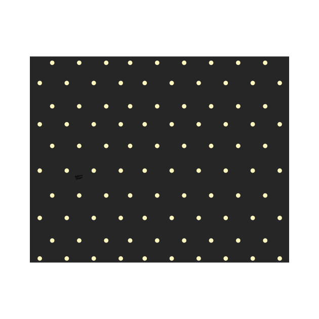 Yellow Polka Dots Gray #minimal #design #kirovair #buyart by Kirovair