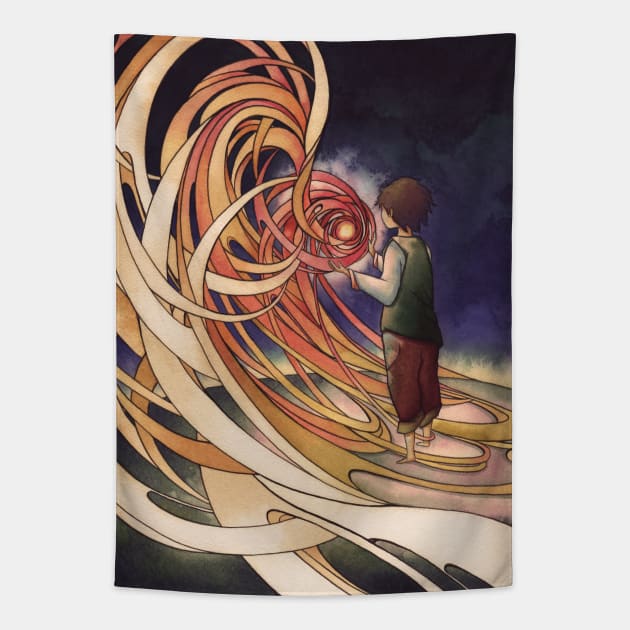 Falling Star Tapestry by FarynHughes