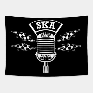 Ska Profit Repeat Radio Microphone Tapestry