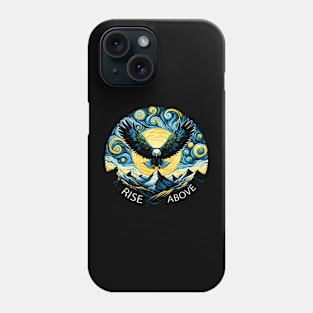 Eagle starry night Phone Case