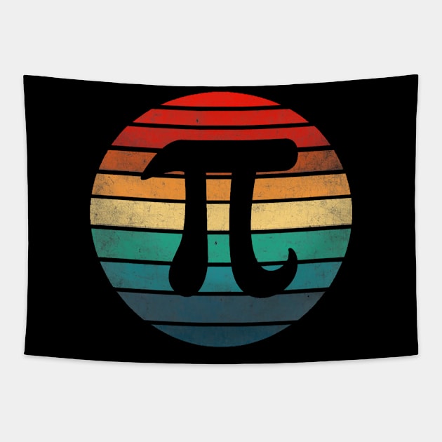 Retro Vintage Pi Day Tapestry by savariya