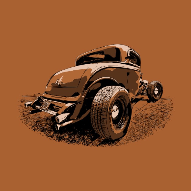 Brown 23 Ford Highboy Hot Rod by ZoeysGarage