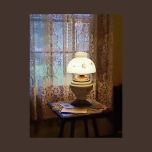 Interiors - Parlor With Hurricane Lamp T-Shirt