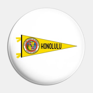 Honolulu Flag Pennant Pin