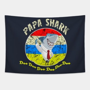 papa shark Tapestry