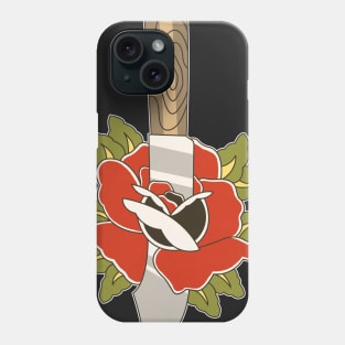 Knife Through Rose Phone Case