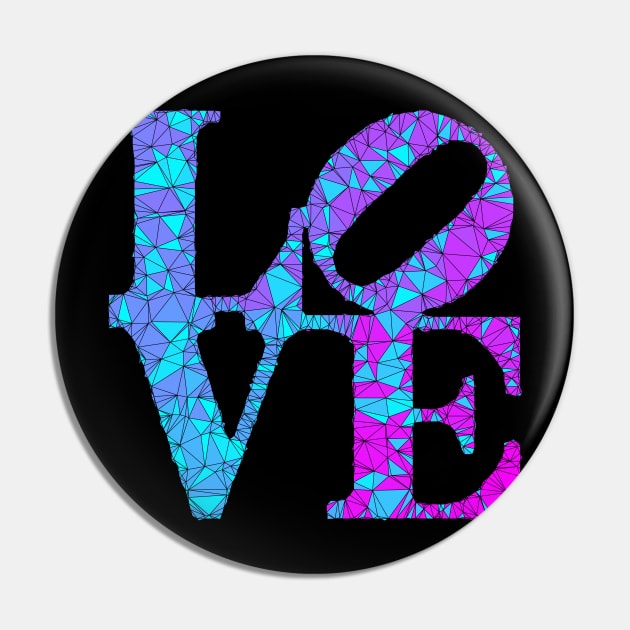 LOVE (Robert Indiana) Pin by TRIME