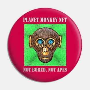 Planet Monkey Animals Not Bored Apes Pin