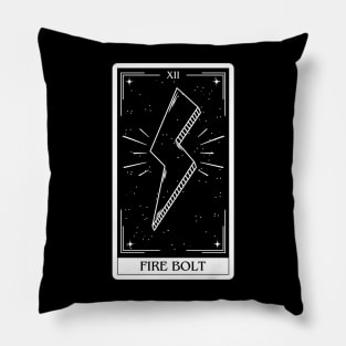 Fire Bolt Dnd 5e spells tarot card dungeons and dragons gift Pillow