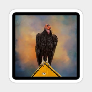 Portrait of a California Condor Magnet