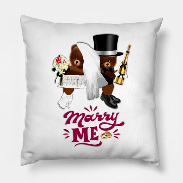 Marriage Proposal Pillow by KC Morcom aka KCM Gems n Bling aka KCM Inspirations