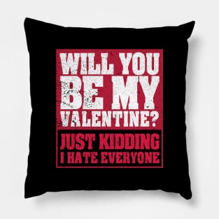 'Will You Be My Valentine' Sweet Valentines Lovers Gift Pillow