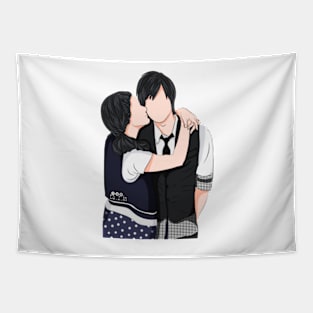 Playful kiss/Mischievous Kiss Tapestry