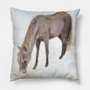 Winter Horse Pillow