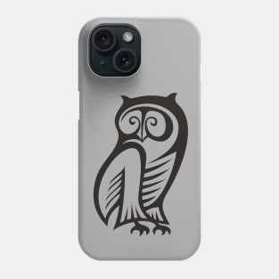 Owl Symbol Black Phone Case