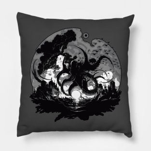 Octopocalypse: Sometimes a Tsunami Just isn't Enough III Pillow