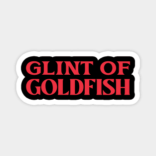 Glint of Goldfish Collective Animal Fish Nouns Magnet