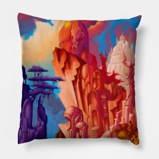 Ruins of Kazathron Palace Pillow