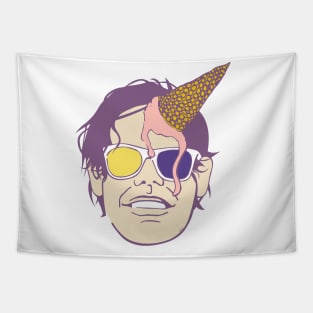 Cherry Ice Scream Smile Tapestry