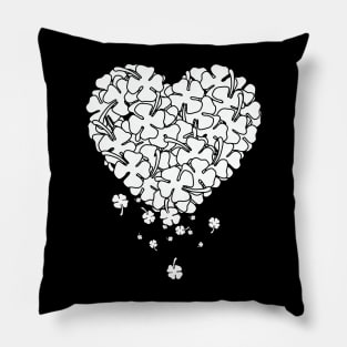 Clover Heart Pillow