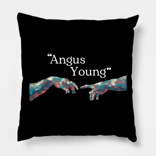 Angus Young // Hand Colour Pillow