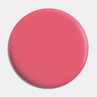 Solid Guava Orange Pink Monochrome Minimal Design Pin