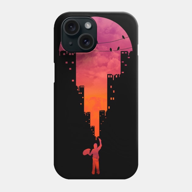 Sunset Painter Phone Case by GODZILLARGE