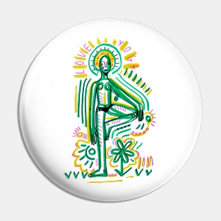 love yoga Pin