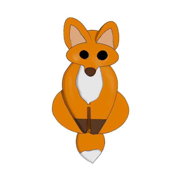 Cute Fox Drawing by Play Zoo