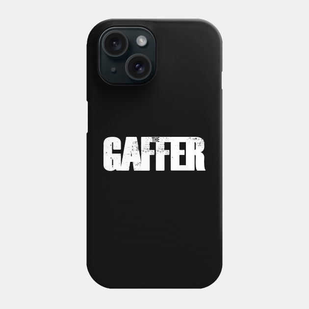 The Gaffer - film production - the Boss - Football Manager Phone Case by Kev Brett Designs