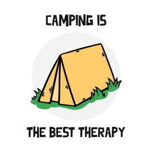 Camping is the best therapy T-Shirt