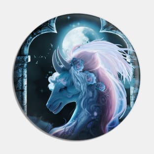 Impressive fantasy animal in the moonlight Pin