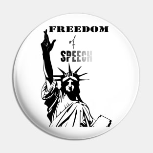 Freedom of Speech Pin