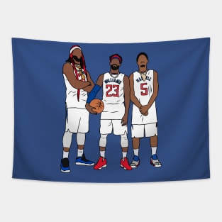 Trez, Pat Bev, & Lou Will Tapestry