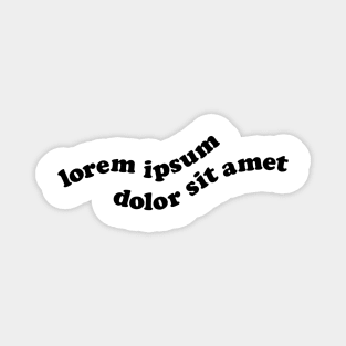 Lorem ipsum folor sit amet Magnet