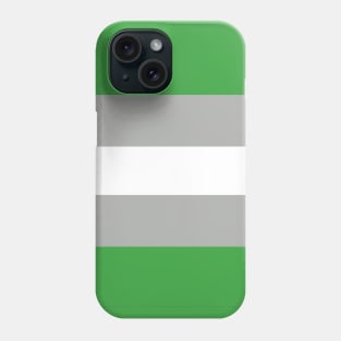 Gray-romantic pride flag Phone Case