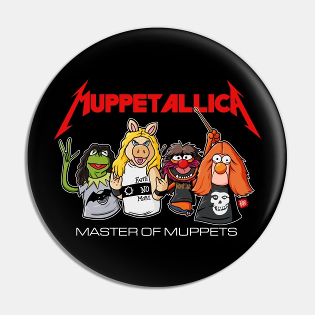 Muppetallica Pin by Vallegrito