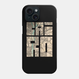 Cairo, Egypt City Map - Vintage Phone Case